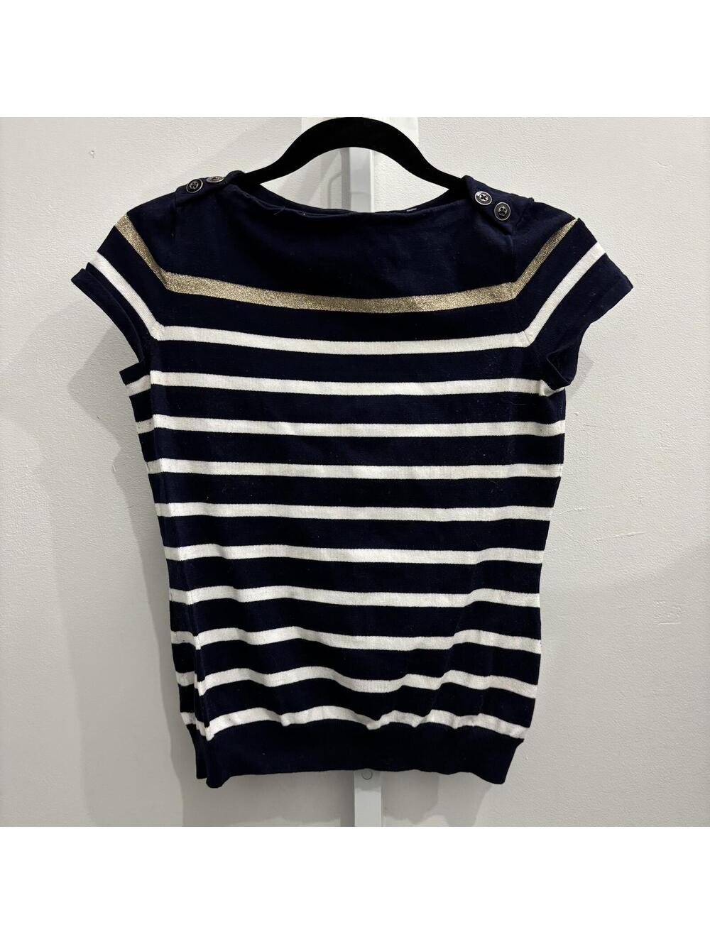 Lauren Ralph Lauren Petite Striped Knit Top